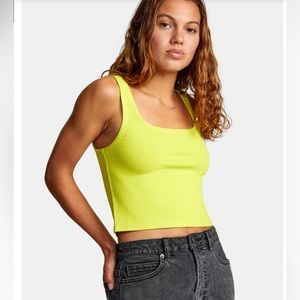 RVCA - Concourse Tank Top Lime Green